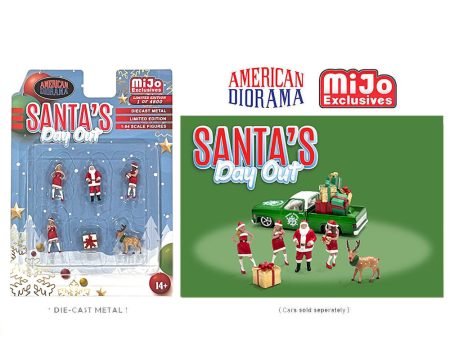 American Diorama 1:64 Figures Santa’s Day Out – MiJo Exclusives For Cheap