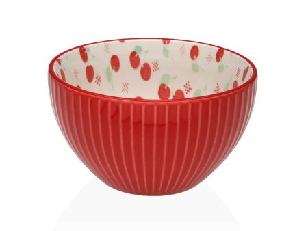 Bowl Versa 9,3 x 2,5 x 7,3 cm Cherries Fashion