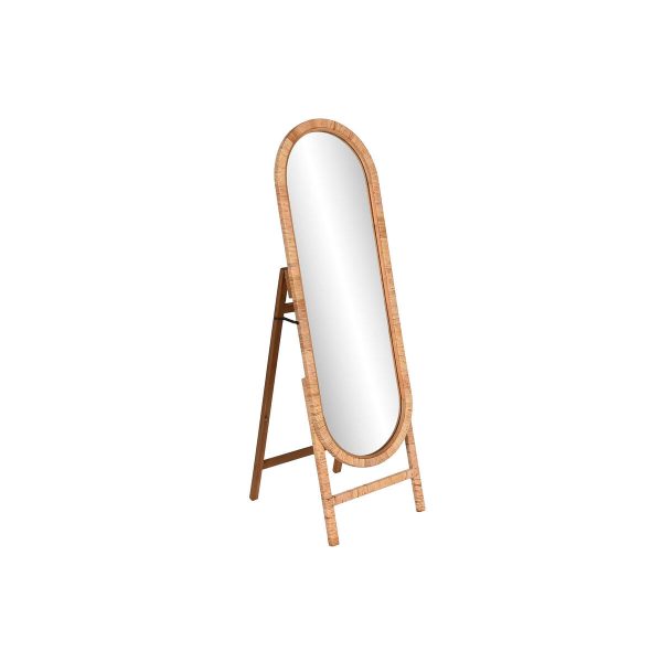 Dressing Mirror Home ESPRIT Natural 46,5 x 48 x 150,5 cm Online Hot Sale