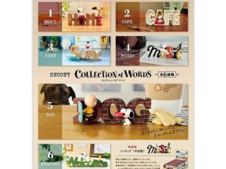 RE-MENT Snoopy Collection of Words Blind Box Figure For Discount