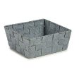 Basket Braiding 18 x 8 x 21 cm Grey Cloth For Discount