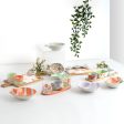 Deep Plate Quid Kaleido Green Coral Ceramic Ø 21,5 cm (12 Units) Online Sale