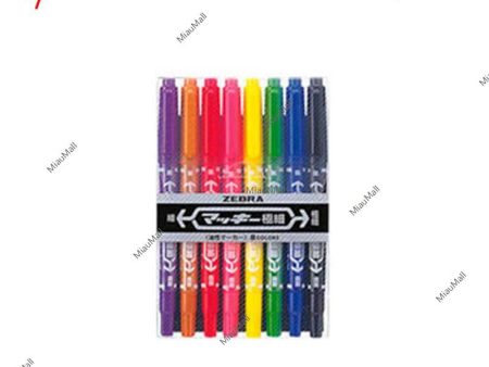 ZEBRA Mckee Super Fine Oil-Based Markers 8-color set MCF-8C Online Sale