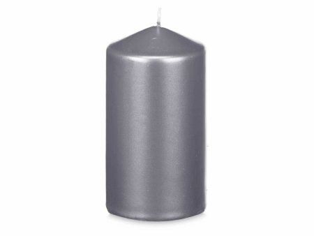 Candle Acorde 92537 Silver 7 x 13 x 7 cm (24 Units) Online Sale