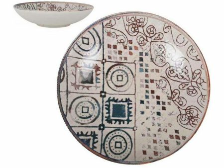 Deep Plate La Mediterránea Grecia Porcelain (12 Units) For Discount