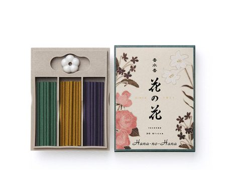 Nippon Kodo Perfume Incense Stick    Hana no Hana 3 Floral Variety  (30 pcs) Hot on Sale