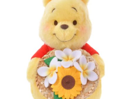 Disney Winnie the Pooh Straw Hat Plush Keychain on Sale