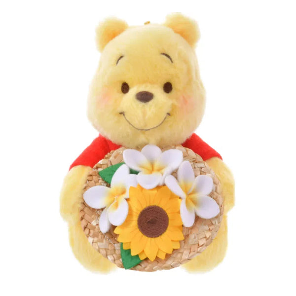 Disney Winnie the Pooh Straw Hat Plush Keychain on Sale