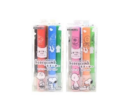 KOBARU Snoopy Honeycomb Friends Watercolor Markers (Soft   Pop) Online Sale