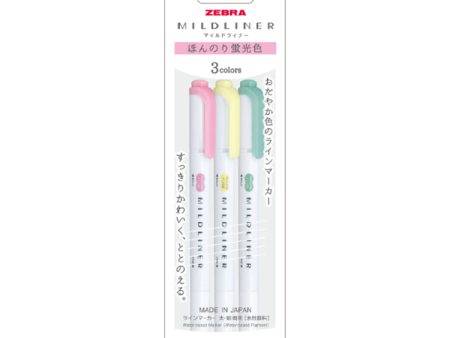 ZEBRA Light Soft Light Highlighter 3-Color Set Cheap