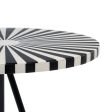 Side table White Black 38 x 38 x 50 cm Discount