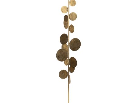 Candleholder Golden Iron 19,5 x 19,5 x 103,5 cm Discount