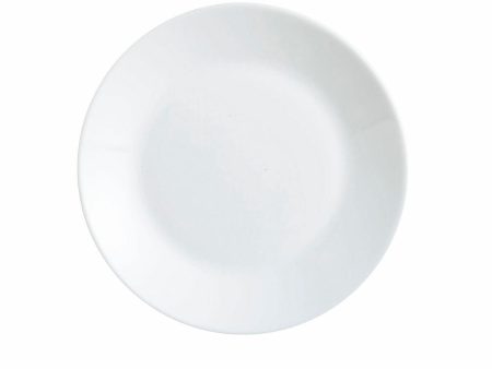 Dessert dish Luminarc Zelie White Glass Ø 18 cm (12 Units) Cheap