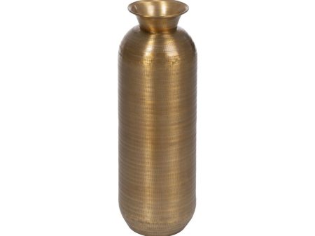 Vase Golden Aluminium 21 x 21 x 62,9 cm Sale