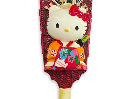 Asunarosha Sanrio Hello Kitty Kabuki Hagoita Agemaki Polyresin Magnet For Cheap