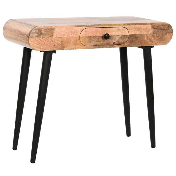 Console Home ESPRIT Brown Black Iron Mango wood 90 x 35 x 75 cm Online now