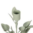 Candleholder Light Green Iron 8 x 8 x 29 cm Sale