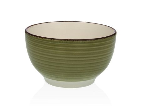 Bowl Versa Green Stoneware 14 x 8,3 x 14 cm Discount