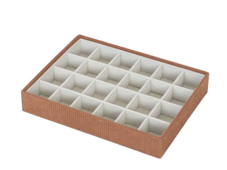 Jewelry box Versa Polyester Cardboard 19 x 4 x 25 cm Supply