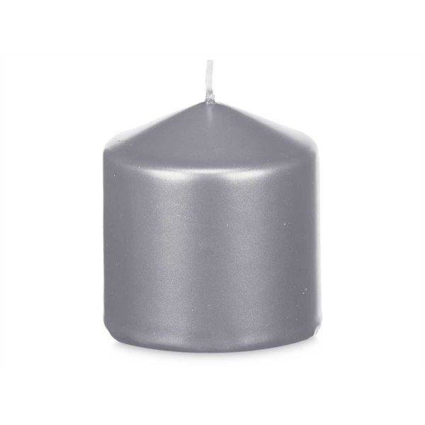 Candle Acorde 92533 Silver 7 x 7,5 x 7 cm (24 Units) For Discount