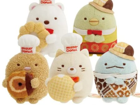 SAN-X Mr. Donut × Sumikko Gurashi Plush Blind Box Hot on Sale