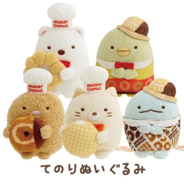 SAN-X Mr. Donut × Sumikko Gurashi Plush Blind Box Hot on Sale