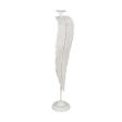 Candleholder White Iron 23,5 x 22,5 x 118 cm Sale