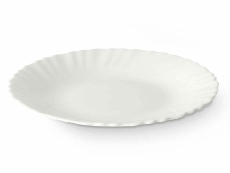 Dessert dish White Glass 19 x 2 x 19 cm (24 Units) on Sale