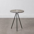 Side table White Black 38 x 38 x 50 cm Discount