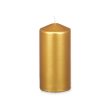 Candle Acorde 92538 Golden 7 x 15,5 x 7 cm (12 Units) Cheap