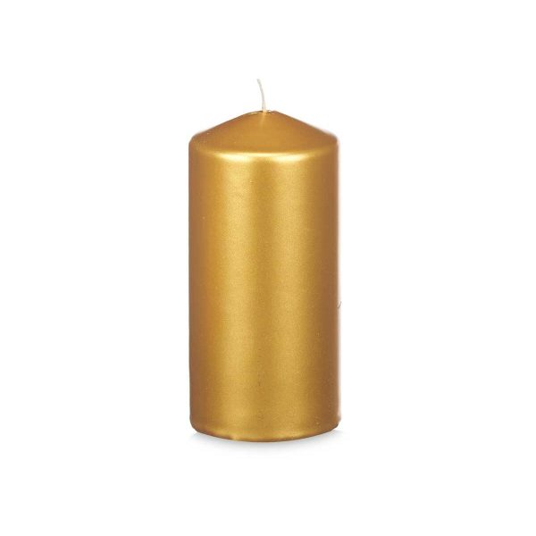 Candle Acorde 92538 Golden 7 x 15,5 x 7 cm (12 Units) Cheap