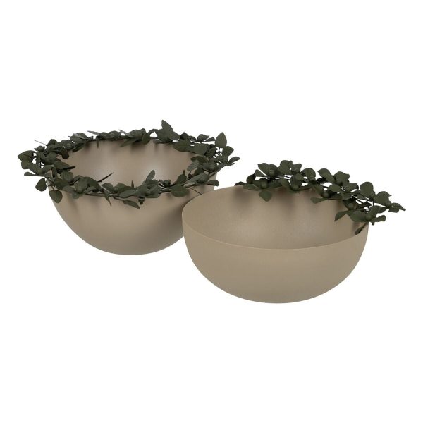 Centerpiece Green Beige Iron 33 x 33 x 15 cm For Cheap