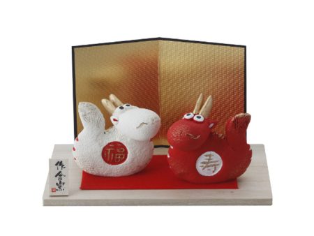 Yakushigama Craftman House Zodiac Dragon Ceramic Ornament on Sale