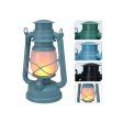 LED Lantern Lumineo Blue Green Aluminium 24,5 cm Online Hot Sale