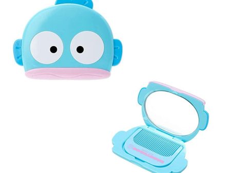 Sanrio Hangyodon Compact Mirror and Comb Set For Cheap