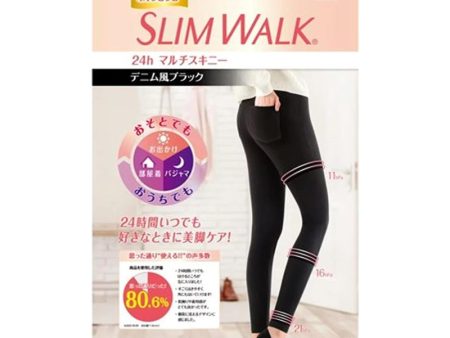 Slim Walk Compression Leggings (Medium to Large, Black) Supply