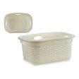 Basket 986485 White Plastic 25 L 42,5 x 25,5 x 63,5 cm Online