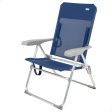 Beach Chair Aktive Navy Blue 47 x 94 x 60 cm (4 Units) Supply