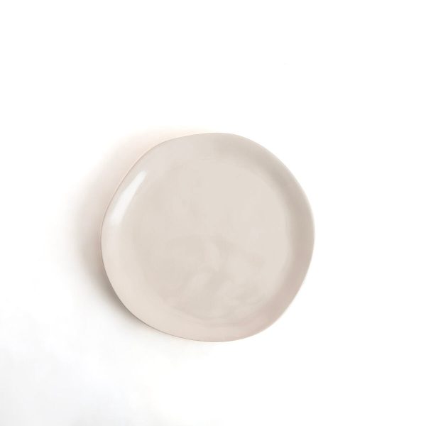 Dessert dish Bidasoa Cosmos White Ceramic Ø 20 cm (12 Units) For Discount