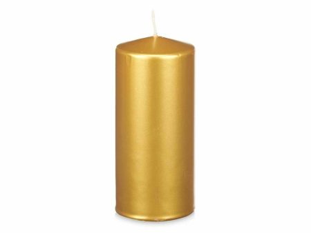 Candle Acorde 92546 Golden 9 x 20 x 9 cm (8 Units) Online