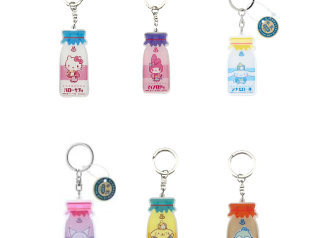 Sanrio Milk Bottle Keychain on Sale