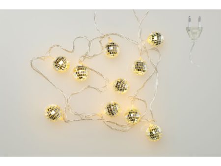 Wreath of LED Lights Romimex Transparent 2 m 15 x 5 x 15 cm Online Sale