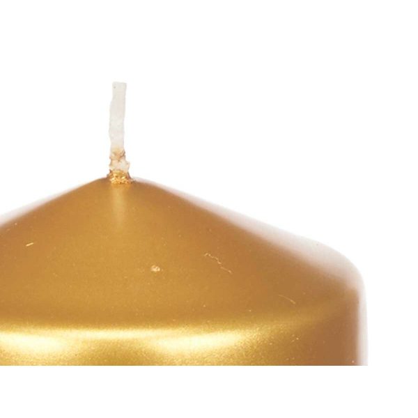 Candle Acorde 92532 Golden 7 x 7,5 x 7 cm (24 Units) Online