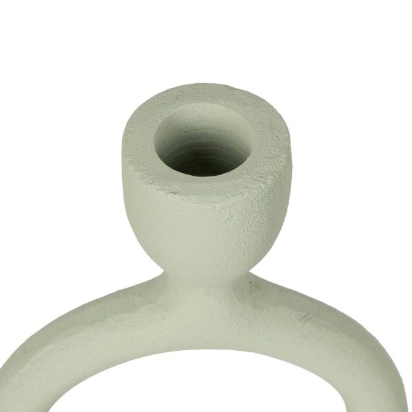 Candleholder Light Green Iron 9 x 7 x 32 cm Cheap