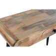 Console Home ESPRIT Brown Black Iron Mango wood 90 x 35 x 75 cm Online now