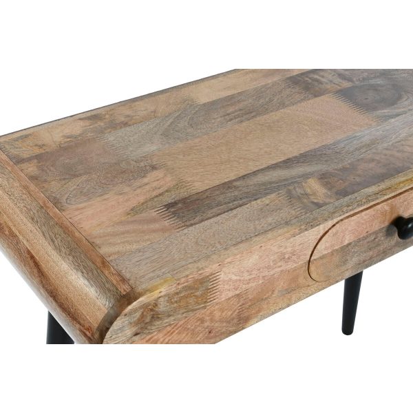 Console Home ESPRIT Brown Black Iron Mango wood 90 x 35 x 75 cm Online now