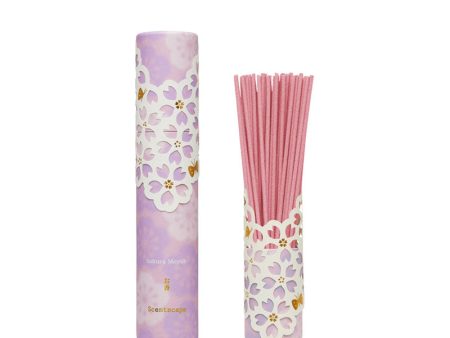 Nippon Kodo Scentscape Incense   Cherry Blossom Motif 40 Sticks Supply