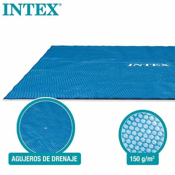 Swimming Pool Cover Intex Frame Solar Rectangular 378 x 186 cm For Discount