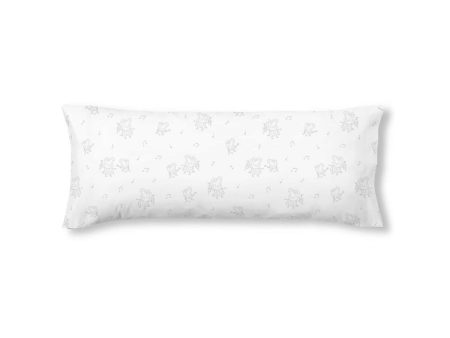 Pillowcase Peppa Pig Grey Multicolour 175 Threads 45 x 110 cm 100% cotton on Sale