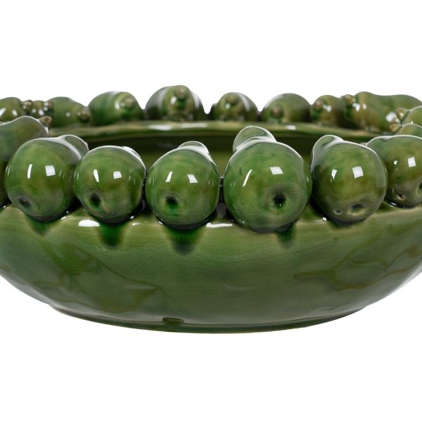 Centerpiece Green Ceramic 37,3 x 37,3 x 13,7 cm Hot on Sale